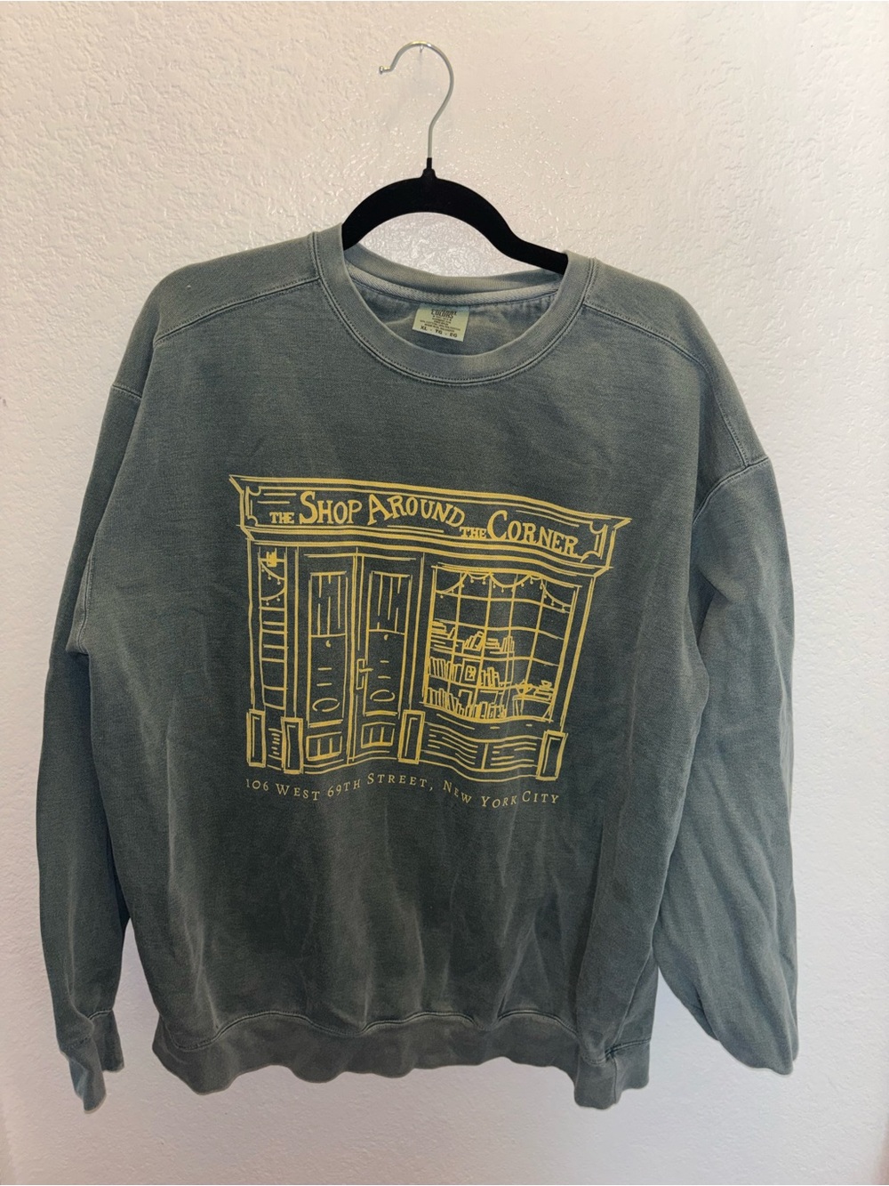Men's New York Comfort Colors Green Sweat-shirt